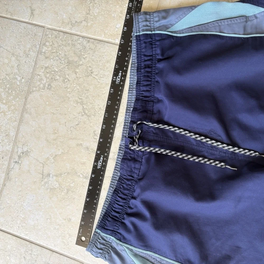 Nike Vintage 2000s Swim Shorts Mens Large Blue Boardshorts Trunks Y2K Beach